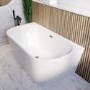 GRADE A1 - Freestanding Double Ended Back to Wall Bath 1700 x 800mm - Gable