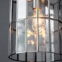 Glass & Chrome Pendant Light - Bordner