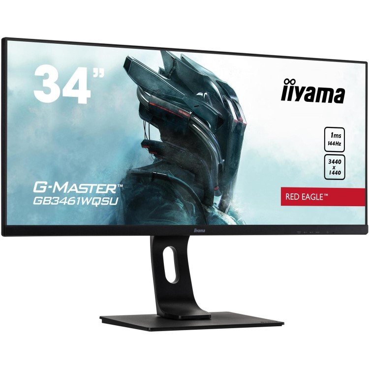 Refurbished iiyama G-Master Red Eagle 34" IPS UWQHD 144Hz 1ms FreeSync Gaming Monitor