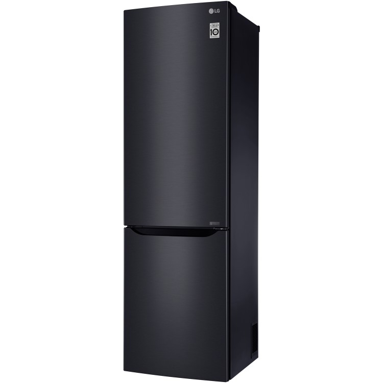 LG GBB60MCPFS 201x60cm 375L Freestanding Fridge Freezer - Matte Black