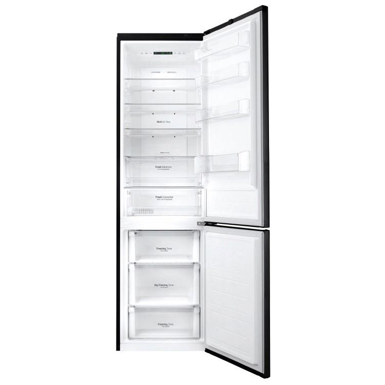 LG GBB60MCPFS 201x60cm 375L Freestanding Fridge Freezer - Matte Black