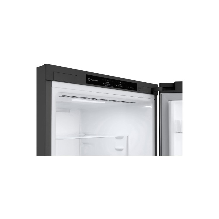 Refurbished LG NatureFRESH GBB62PZGCC1 Freestanding 384 Litre 70/30 Frost Free Fridge Freezer Silver