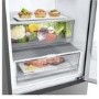 Refurbished LG NatureFRESH GBB62PZGCC1 Freestanding 384 Litre 70/30 Frost Free Fridge Freezer Silver