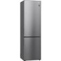 Refurbished LG NatureFRESH GBB62PZGCC1 Freestanding 384 Litre 70/30 Frost Free Fridge Freezer Silver