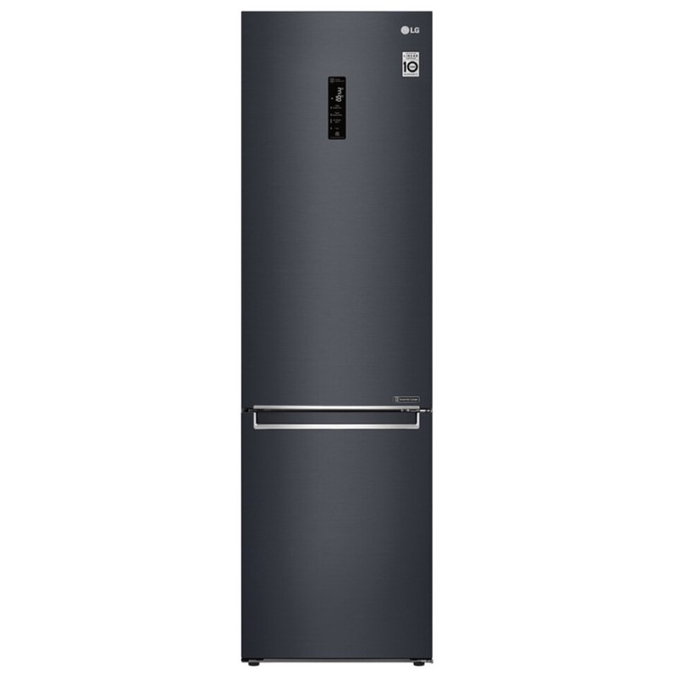 LG 340 Litre 70/30 Freestanding Fridge Freezer - Matte Black 
