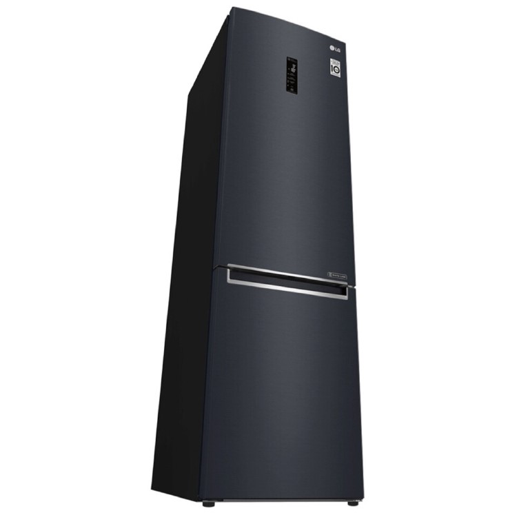 LG 340 Litre 70/30 Freestanding Fridge Freezer - Matte Black 
