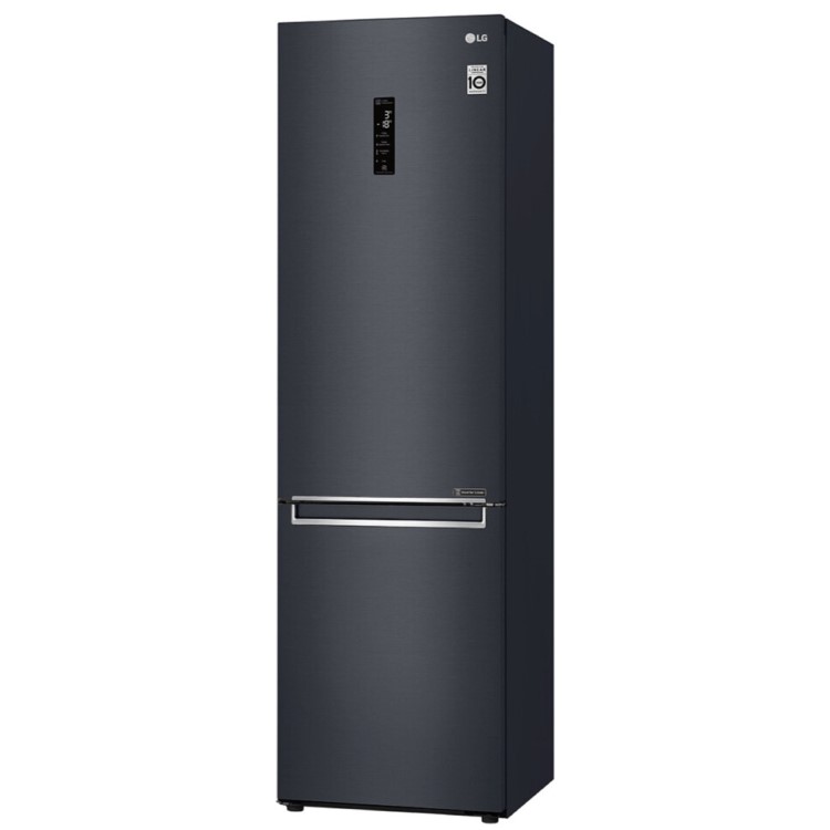 LG 340 Litre 70/30 Freestanding Fridge Freezer - Matte Black 