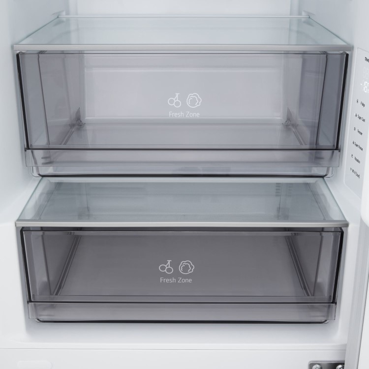 LG NatureFRESH 333 Litre 60/40 Fridge Freezer - Silver