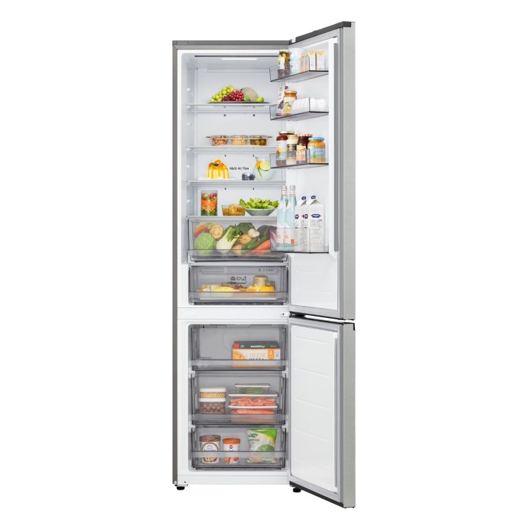 LG NatureFRESH 375 Litre 60/40 Fridge Freezer - Silver