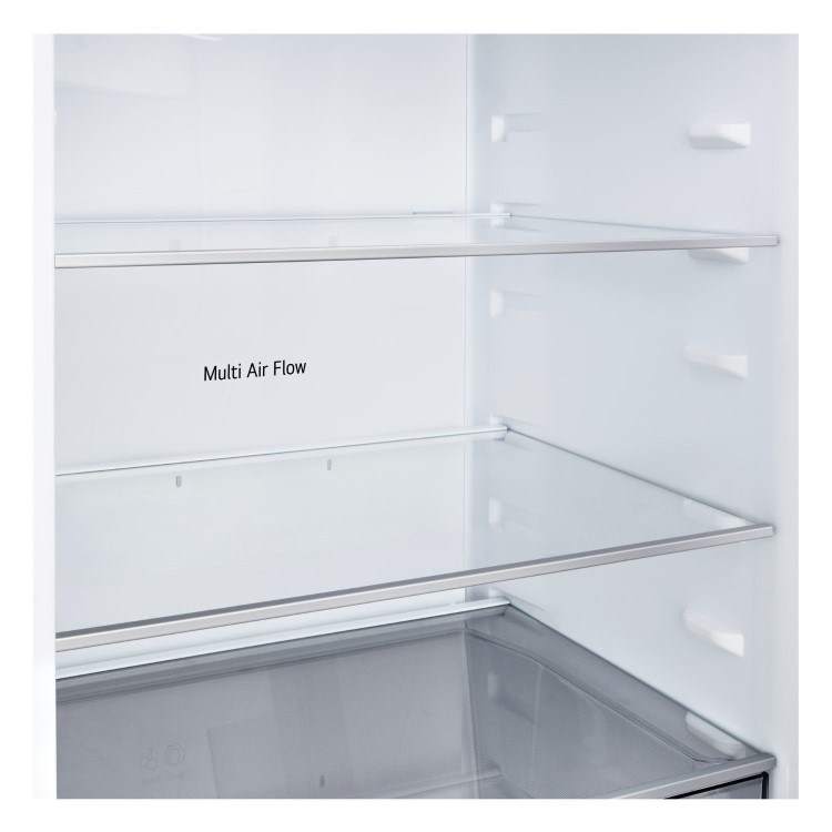 LG NatureFRESH 375 Litre 60/40 Fridge Freezer - Silver