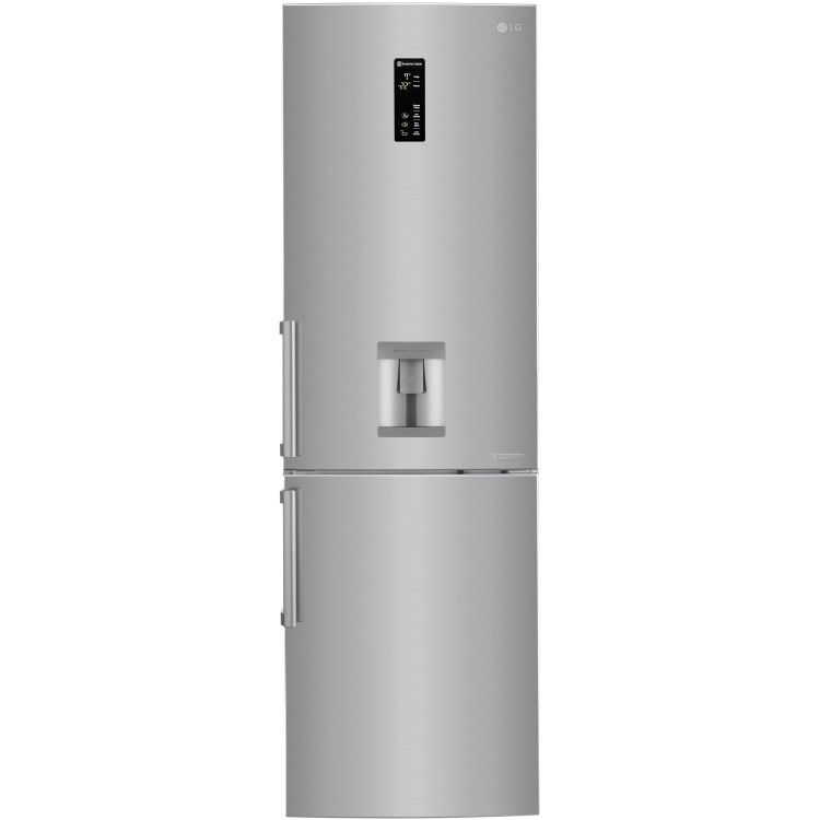 LG GBF59PZKZB Premium Extra Efficient Frost Free Freestanding Fridge Freezer With Water Dispenser - Stainless Steel