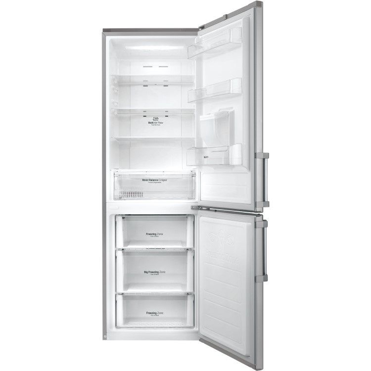 LG GBF59PZKZB Premium Extra Efficient Frost Free Freestanding Fridge Freezer With Water Dispenser - Stainless Steel