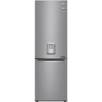 LG GBF61PZJZN Freestanding 60/40 Fridge Freezer With Non-plumb Water Dispenser - Stainless Steel