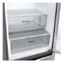 Refurbished LG NatureFRESH GBF62PZGGN Freestanding 384 Litre 70/30 Frost Free Fridge Freezer Shiny Steel