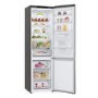 Refurbished LG NatureFRESH GBF62PZGGN Freestanding 384 Litre 70/30 Frost Free Fridge Freezer Shiny Steel