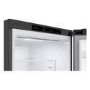 Refurbished LG NatureFRESH GBF62PZGGN Freestanding 384 Litre 70/30 Frost Free Fridge Freezer Shiny Steel