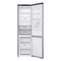 Refurbished LG NatureFRESH GBF62PZGGN Freestanding 384 Litre 70/30 Frost Free Fridge Freezer Shiny Steel