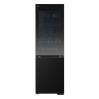 LG InstaView 349 Litre 60/40 Freestanding Fridge Freezer - Black LG InstaView 349 Litre 60/40 Freestanding Fridge Freezer - Black