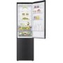 LG NatureFRESH 384 Litre 70/30 Freestanding Fridge Freezer - Black