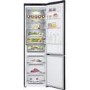Refurbished LG NatureFRESH GBV5240CEP Freestanding 387 Litre 70/30 Frost Free Fridge Freezer Matte Black