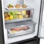 Refurbished LG NatureFRESH GBV5240CEP Freestanding 387 Litre 70/30 Frost Free Fridge Freezer Black