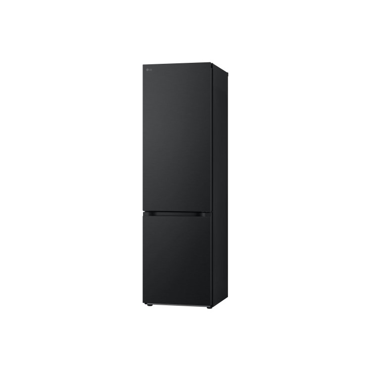 Refurbished LG NatureFRESH GBV5240CEP Freestanding 387 Litre 70/30 Frost Free Fridge Freezer Matte Black