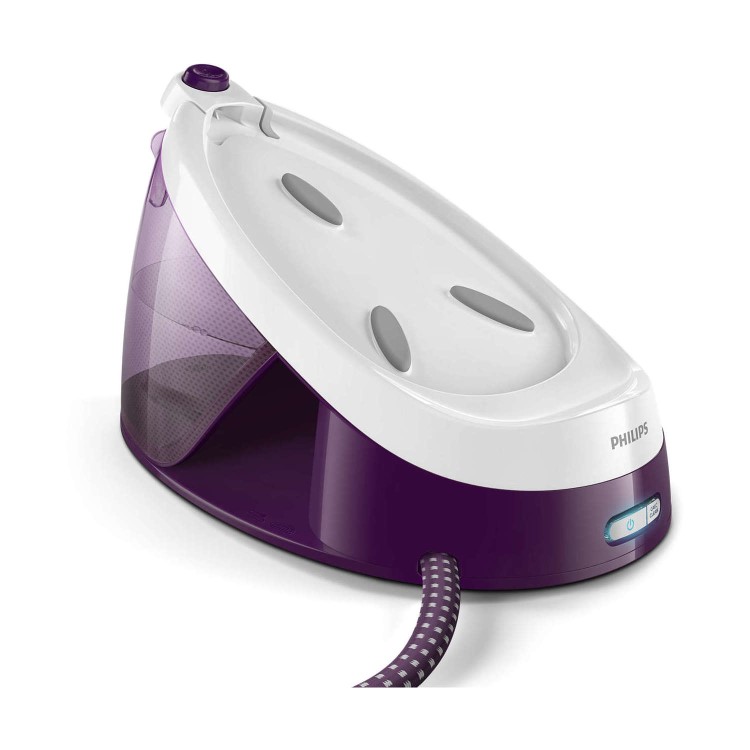 Philips GC6833/36 PerfectCare Compact Essential Steam Generator Iron - Purple & White