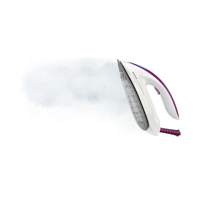 Philips GC6833/36 PerfectCare Compact Essential Steam Generator Iron - Purple & White