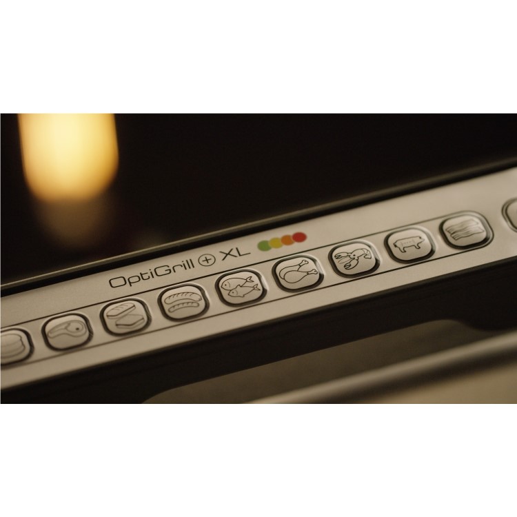 Tefal GC722D40 Opti Grill XL - Stainless Steel and Black