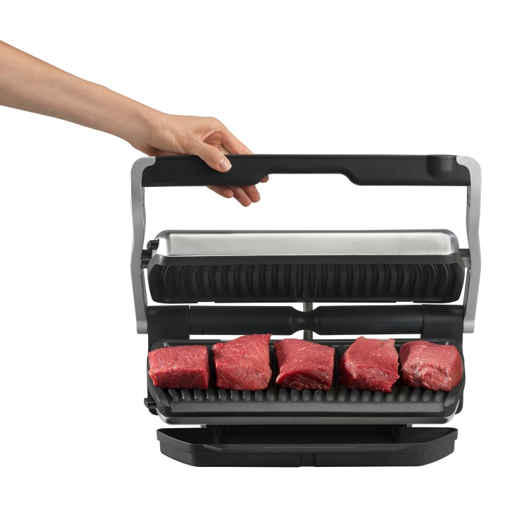 Tefal GC722D40 Opti Grill XL - Stainless Steel and Black