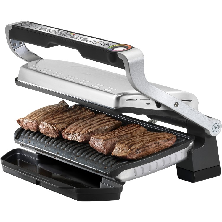 Tefal GC722D40 Opti Grill XL - Stainless Steel and Black