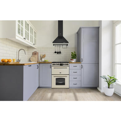 Belling Farmhouse 60cm Dual Fuel Cooker - Cream
