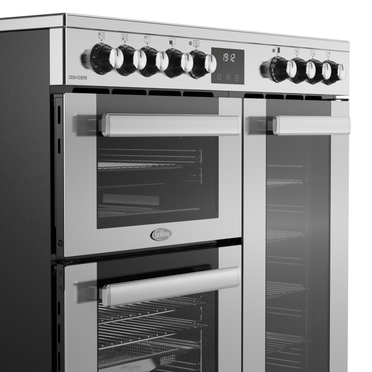Belling Cookcentre 90cm Electric Range Cooker - Stainless Steel