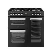 Refurbished Belling RCA Cookcentre 90DF 90cm Dual Fuel Range Cooker Black Refurbished Belling RCA Cookcentre 90DF 90cm Dual Fuel Range Cooker Black