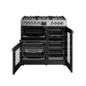 444411794 Belling Cookcentre 90cm Dual Fuel Range Cooker - Stainless