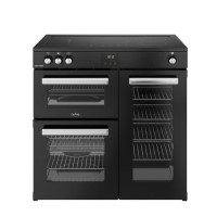 Belling Cookcentre 90cm Electric Induction Range Cooker - Black Belling Cookcentre 90cm Electric Induction Range Cooker - Black
