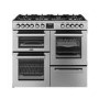Belling Cookcentre 100cm Dual Fuel Range Cooker - Stainless Steel