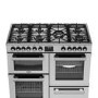Belling Cookcentre 100cm Dual Fuel Range Cooker - Stainless Steel