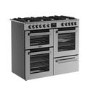 Belling Cookcentre 100cm Dual Fuel Range Cooker - Stainless Steel