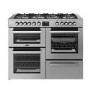 Refurbished Belling Cookcentre 110cm Dual Fuel Range Cooker - Stainless