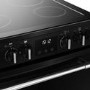 Refurbished Belling Farmhouse 60E 60cm Electric Ceramic Cooker Black
