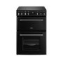 Refurbished Belling Farmhouse 60E 60cm Electric Ceramic Cooker Black