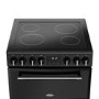 Refurbished Belling Farmhouse 60E 60cm Electric Ceramic Cooker Black
