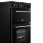 Refurbished Belling Farmhouse 60E 60cm Electric Ceramic Cooker Black