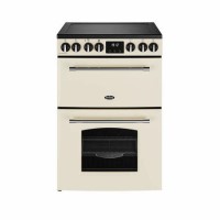 Refurbished Belling Farmhouse 444411811 60cm Electric Ceramic Cooker Cream