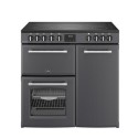 444411816 Belling Farmhouse 90cm Electric Range Cooker - Grey