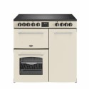 A2/444411818 Refurbished Belling Farmhouse 444411818 90cm Electric Range Cooker Cream