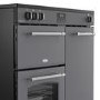 Belling Farmhouse 90cm Electric Induction Range Cooker - Grey