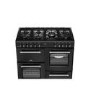 Belling Farmhouse 100cm Dual Fuel Range Cooker - Black