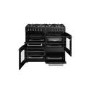 Belling Farmhouse 100cm Dual Fuel Range Cooker - Black